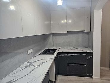 Кухонные гарнитуры: Кухонный гарнитур, цвет - Серый — 1