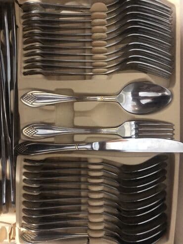 оливковое масло цена бишкек глобус: Набор столовых приборов из нержавеющей стали в коробке. Состав: - — 1