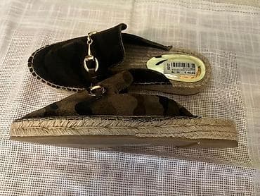 Спецодежда: Женские мюли-эспадрильи La Strada, модель 2110.0054 (968010 leopard) — 1