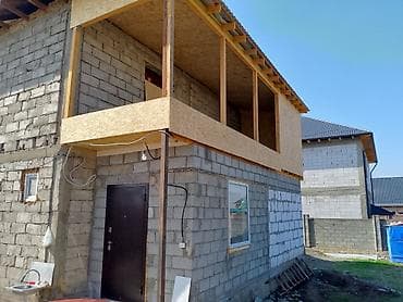 дома аламедин 1: Продажа: частный дом с участком - Двухэтажный дом из блоков, кровля — 2