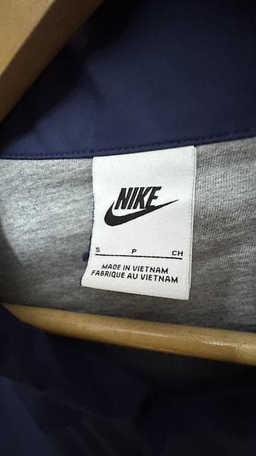 дождевик плащ: Мужская куртка, S, M, Nike, Новый, цвет - Синий — 3