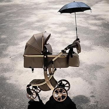 каляска для близнецов: Коляска, цвет - Черный, Новый — 6