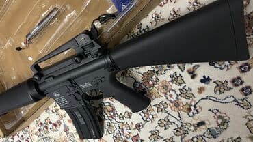 Балдар электр унаалары: Игрушечный орбизный автомат М16 Профессиональный. Пол метал, крепкий — 6