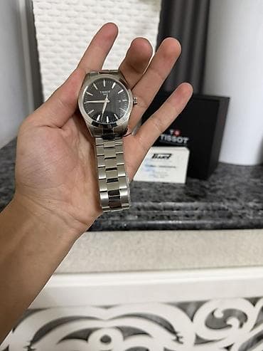 Классические часы: Tissot PRX (кварцевые) — стильные швейцарские часы в фирменном — 6