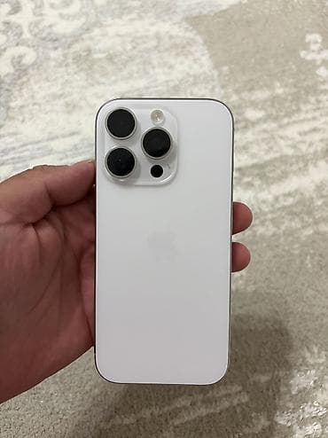 IPhone 16 Pro, Б/у, 128 ГБ, Белый, 91 %