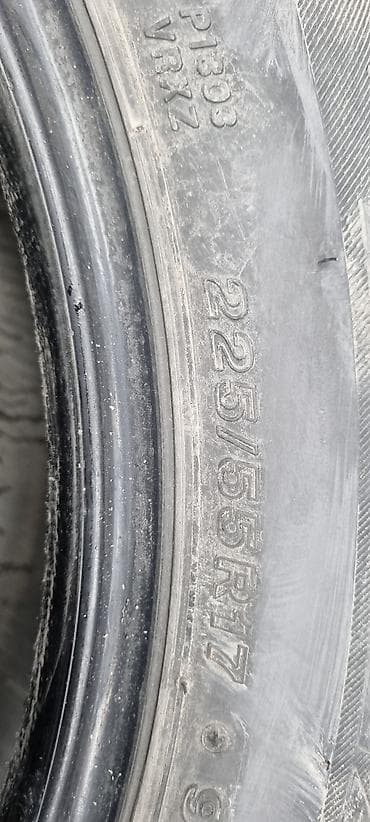 almera n16: Шины 225 / 55 / R 17, Зима, Б/у, Комплект, Легковые, Япония, Bridgestone — 5