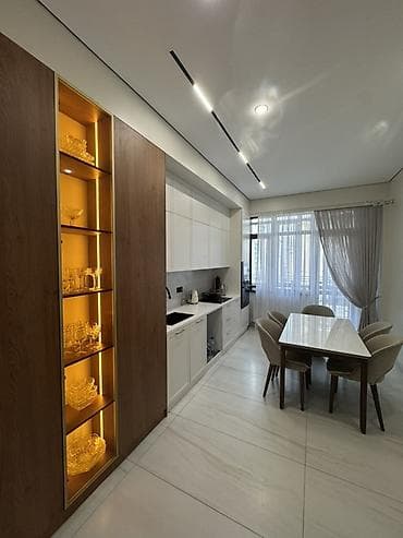 Квартиры: 4 комнаты, 147 м², Асанбай мкр Элитка, 11 этаж, Дизайнерский ремонт — 6