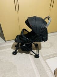 детская коляска с дождевиком: Балдар арабасы, түсү - Кара — 40