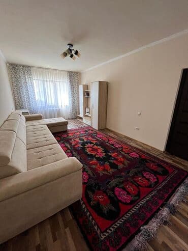 kg town: 1 комната, 48 м², 106 серия улучшенная, 1 этаж, Евроремонт — 2