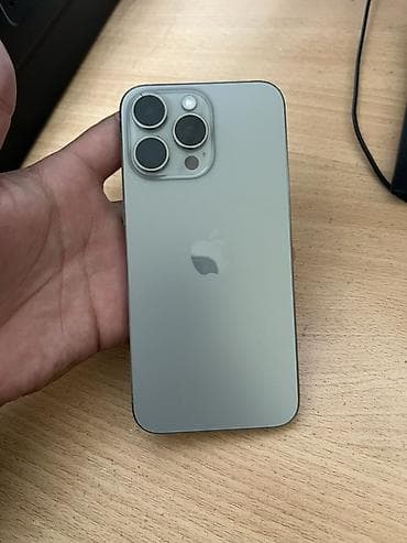 ipone 14: IPhone 15 Pro Max, 256 ГБ, Natural Titanium, 86 % — 3