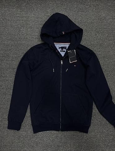 tech fleece: Мужской спортивный костюм, S, M, L, Tommy Hilfiger, Новый, цвет - Синий, Самовывоз — 3