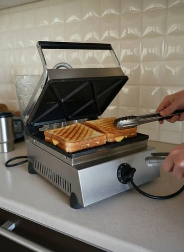 топчу машинка сатылат: Продается электрическая вафельница Remta с металлическим корпусом — 1