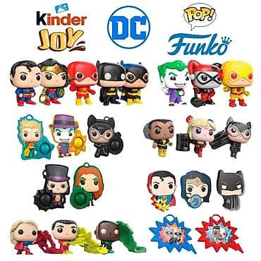 kinder joy: Набор лимитированной коллекционных мини‑фигурок Funko DC Comics + — 3