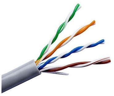 кабель мед: Витая пара UTP, 4 пары (8 жил), серый кабель для локальных сетей и — 2