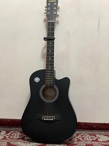 Музыкалык аспаптар: Акустическая гитара Aisheng, корпус dreadnought с вырезом (cutaway) — 1