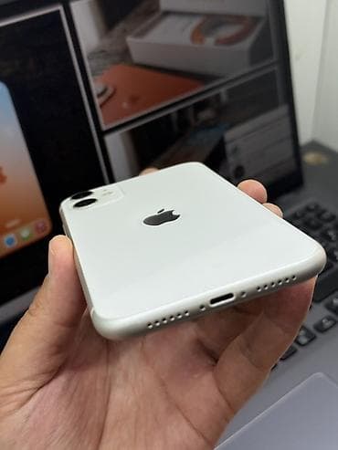 iphone за 0 руб: IPhone 11, Б/у, 128 ГБ, Белый, Чехол, Кабель, 100 % — 3