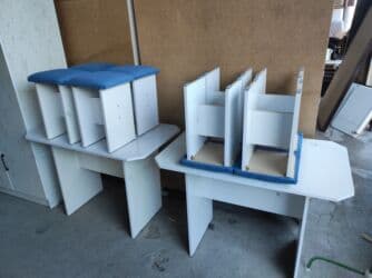 стол и четыре стула: Кухонный стол, Новый, Прямоугольный, Нераскладной — 8