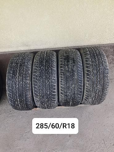 Комплект из 4 автомобильных шин размера 285/60 R18. - Посадочный