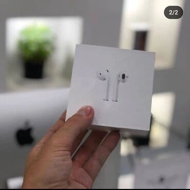 скупка аирподс: Вкладыши, Apple, Новый, Беспроводные (Bluetooth), Классические — 1