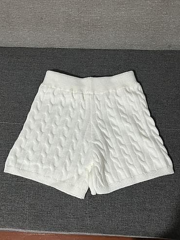 Мырзалардын бут кийими: Вязаный комплект из двух предметов: джемпер-поло и шорты. - Цвет — 4