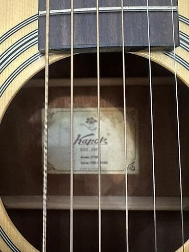 клавишные инструменты: Акустическая гитара Kapok D1N - Форм-фактор: дредноут (Dreadnought) — — 3