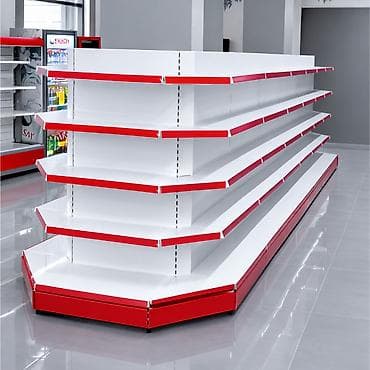 сдаю бизнес: Металлический стеллаж для магазина, железная полка Торговый стеллаж — 9