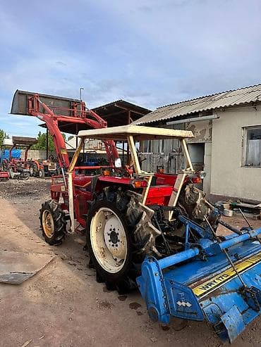 YANMAR Мини-тракторлор: Минитрактор Yanmar FX305 с фронтальным погрузчиком и почвофрезой — 4
