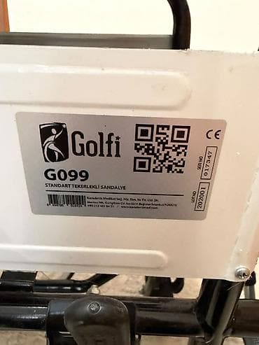 Мед. товарлар: Инвалидная коляска Golfi G099 (Standart Tekerlekli Sandalye) — 4