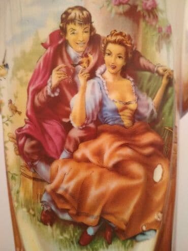 большая ваза: Ваза, новая, фарфор, "Мадонна", эксклюзив, уже антиквариат, очень — 3