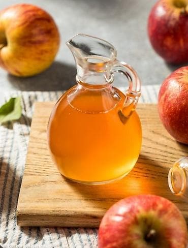 Яблочный уксус натурального брожения - Сырьё: спелые яблоки (без
