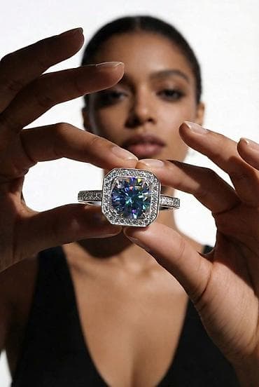 Свадебные платья и аксессуары: Муассанит в розницу и оптом. Ювелирные изделия с сияющими вставками — 2