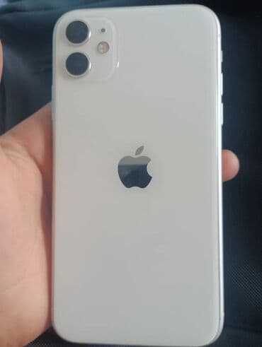 камера задный вид: IPhone 11, Колдонулган, 64 ГБ, Ак, Куту, 100 % — 4
