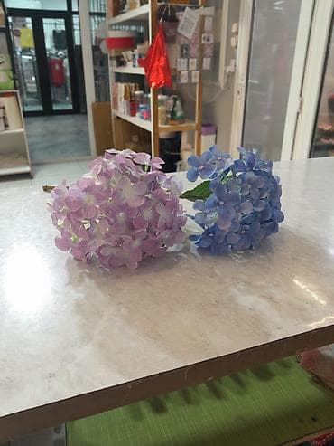 led par: Цветы гортензии искусственные — 1