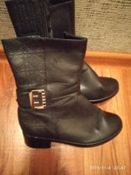 шлепка: Обувь женская Полусапожки зима 36 размер Балетки 36 размер Ботинки — 1