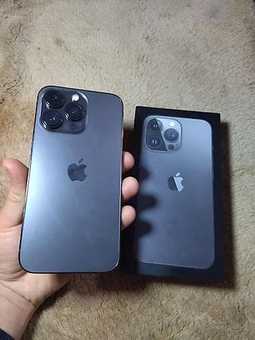 IPhone 13 Pro, Б/у, 256 ГБ, Черный, Коробка, 87 %