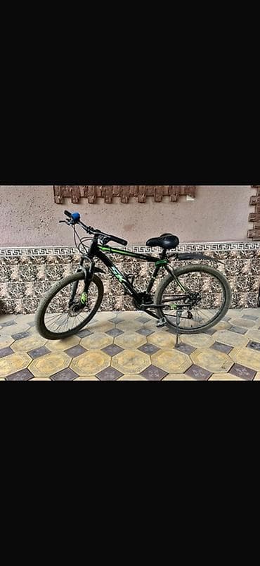 Горный велосипед с 26" колесами - Легкая рама хардтейл, цвет: черный