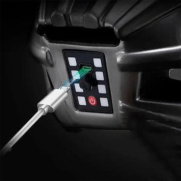 велосипеы: Велошлем ROCKBROS с задней LED‑подсветкой и USB‑зарядкой - Встроенная — 3