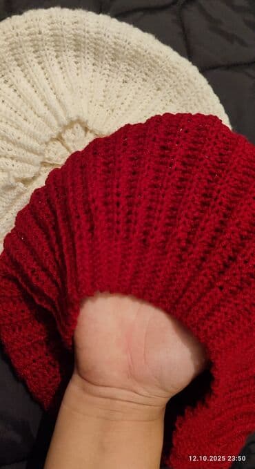 шапка с ушками которые поднимаются купить: Шапка, Беретка, Хлопок, Осень-весна, Вязаная модель — 5