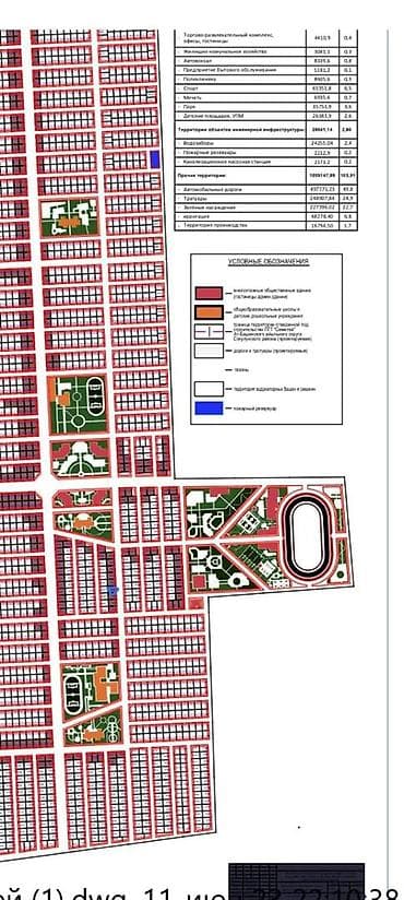 сити парк ош: 4 соток, Для строительства, Договор купли-продажи, Красная книга — 3