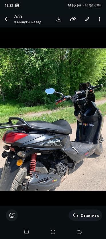 city coco: Скутер 50–150 см³ (китайский спорт-стайл) - Кузов: чёрный — 3