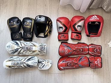 Набор экипировки для единоборств Состав: - Боксерские перчатки RAMBA