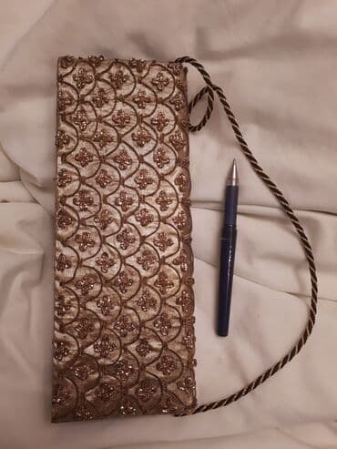 купить мужской клатч из натуральной кожи ручной работы: Сумочка - клач ручная работа, вышивка позолотой, несколько — 1