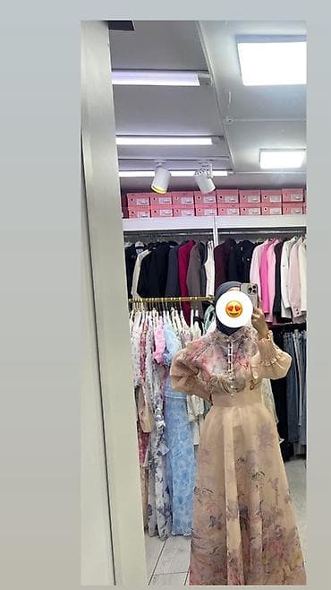 Вечернее платье, А-силуэт, Длинная модель, Шифон, С рукавами, Все размеры