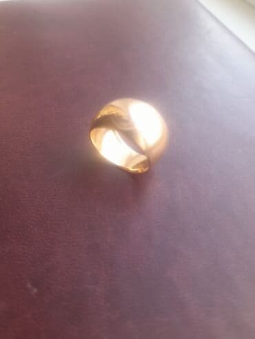 золотое кольцо ош: Кольцо, Проба 585, Женские, Без вставки, Советские (СССР), Б/у — 4