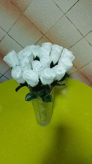 Сүрөттөр жана портреттер: Искусственные букеты для интерьера. 30 сом за штуку. - Розы и — 4