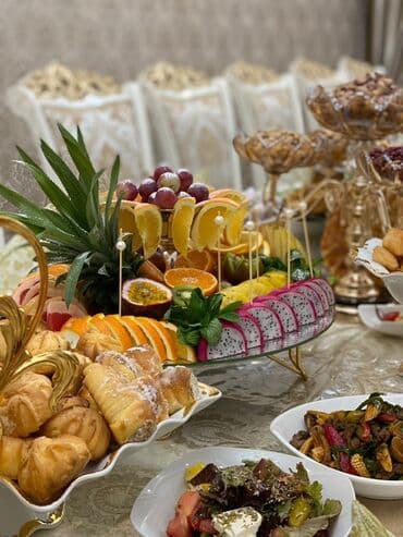 услуги повара на дому в бишкеке: Выездные банкеты | Официанты, Повара | Фуршетный стол — 11