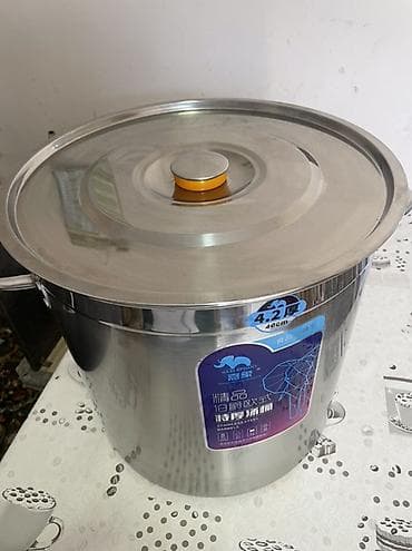 кастро: Кастрюля/бак из нержавеющей стали GAELEPHANT с крышкой. Срочно продаю — 2