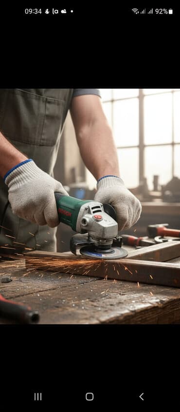 ленточно шлифовальный станок: Новый, От электросети, Bosch — 1