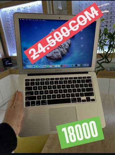 компьютер apple: Ноутбук, Apple, 8 ГБ ОЗУ, Intel Core i5, 13.3 ", Б/у, Для работы, учебы, память SSD — 1