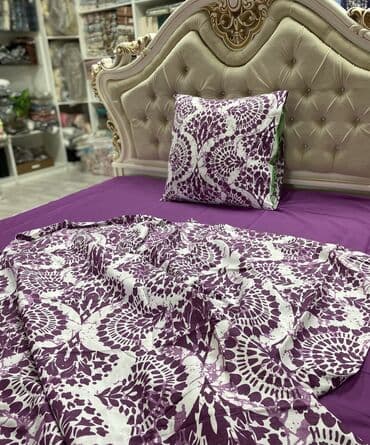 спальние гарнитуры: Комплект постельного 100% хлопок белья с уникальным узором "мрамор" и — 70